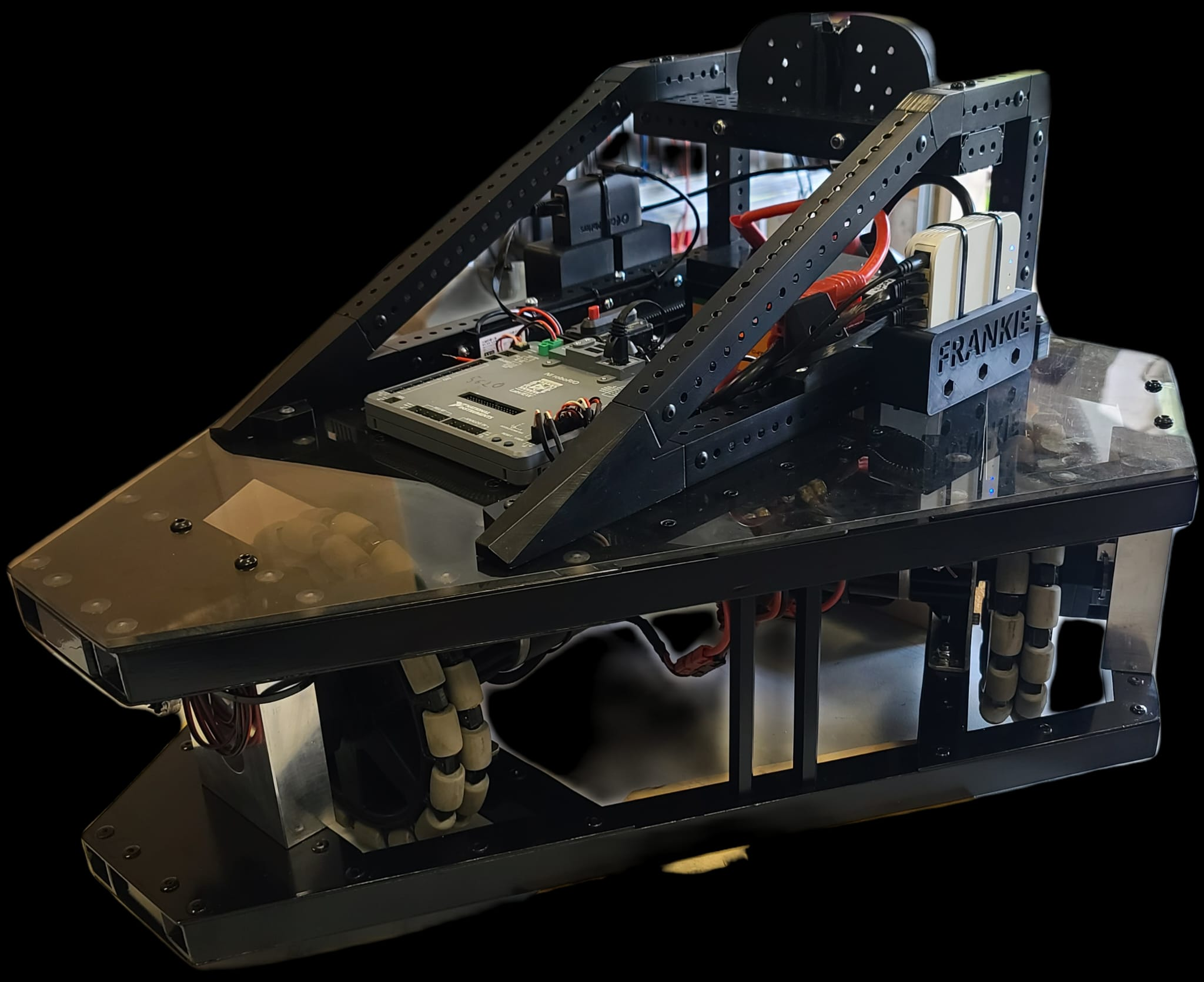 Kiwi drive robot chassis